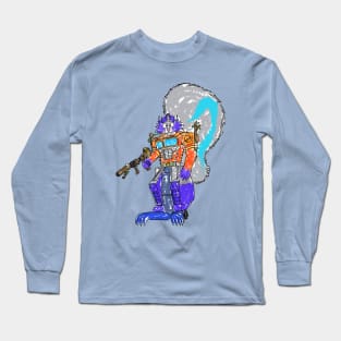 Robot Squirrel Leader Long Sleeve T-Shirt